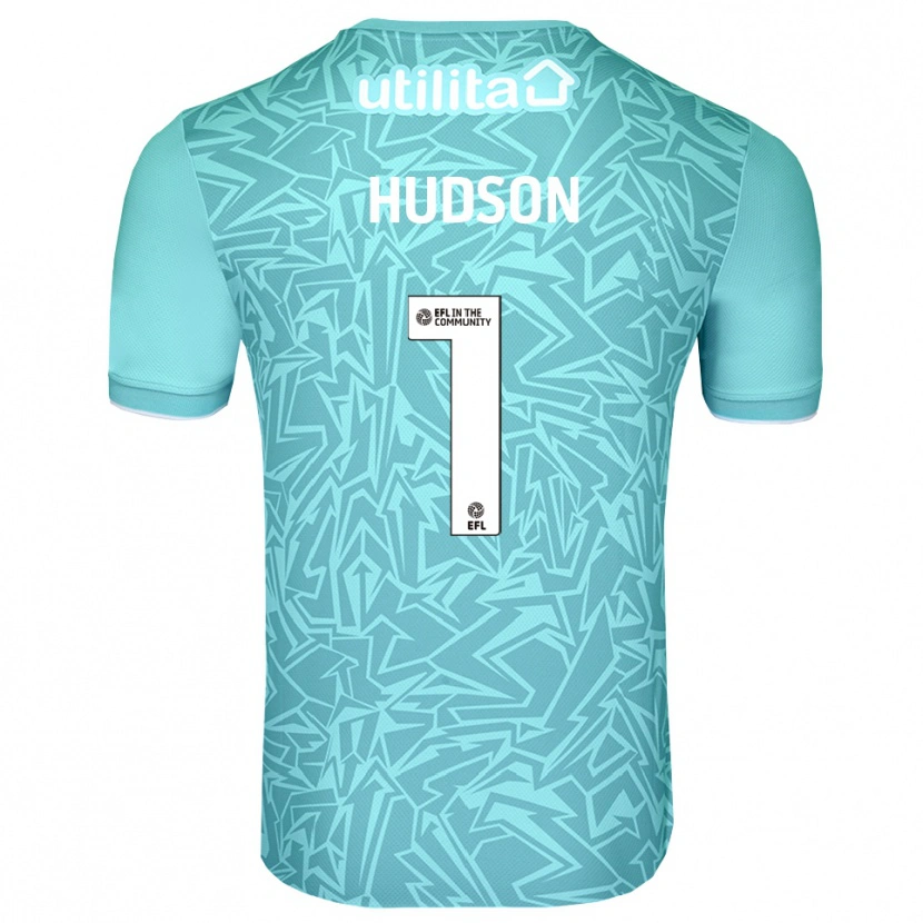Danxen Kinder Sarah Hudson #1 Trikot Hellblau Torwarttrikot 2025/26