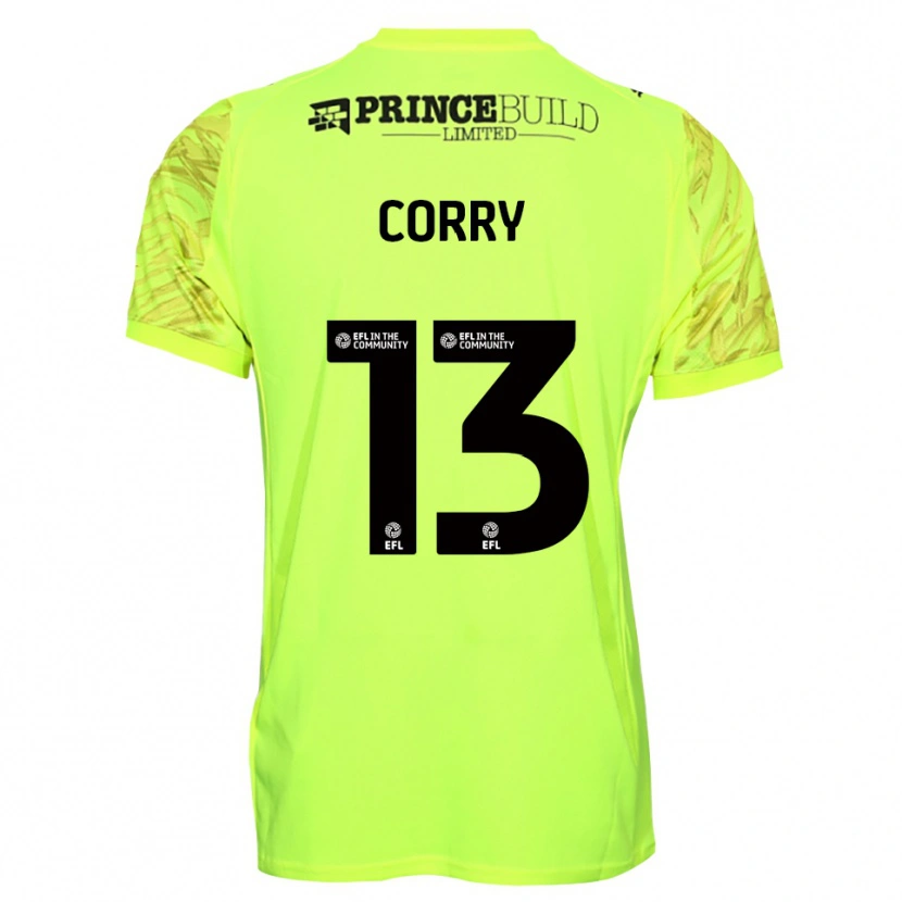 Danxen Kinder Neive Corry #13 Trikot Leuchtendes Grün Schwarz Torwarttrikot 2025/26