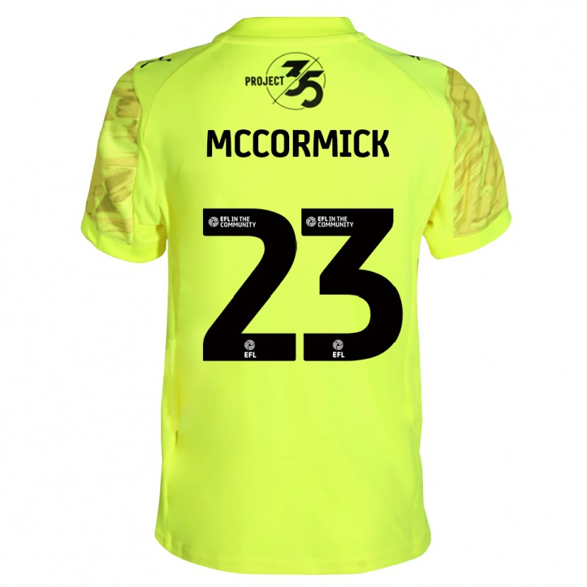 Danxen Kinder Leo McCormick #23 Trikot Leuchtendes Grün Schwarz Torwarttrikot 2025/26