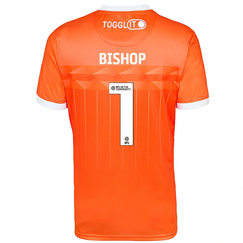 Danxen Kinder Nathan Bishop #1 Trikot Orange Weiß Torwarttrikot 2025/26
