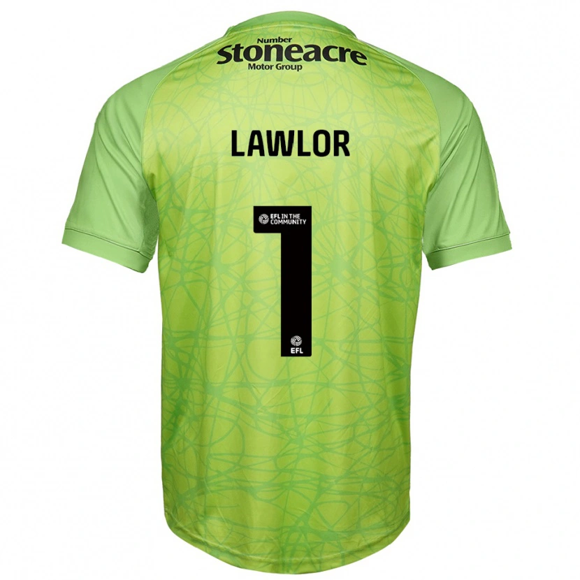Danxen Kinder Ian Lawlor #1 Trikot Hellgrün Torwarttrikot 2025/26