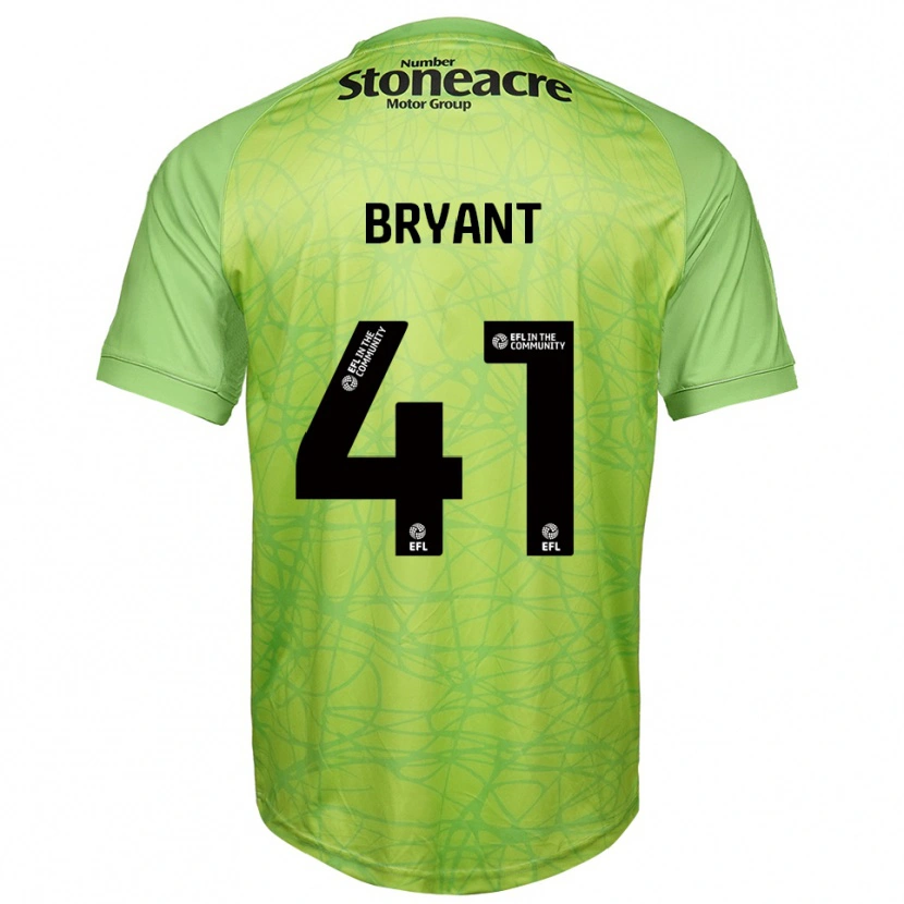 Danxen Kinder Jacob Bryant #41 Trikot Hellgrün Torwarttrikot 2025/26