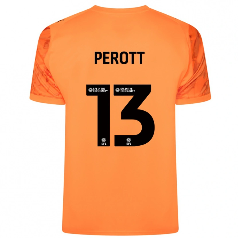 Danxen Kinder Milai Perott #13 Trikot Orange Schwarz Torwarttrikot 2025/26