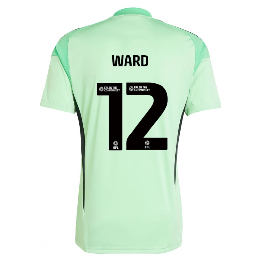 Danxen Kinder Lewis Ward #12 Trikot Hellgrün Schwarz Torwarttrikot 2025/26