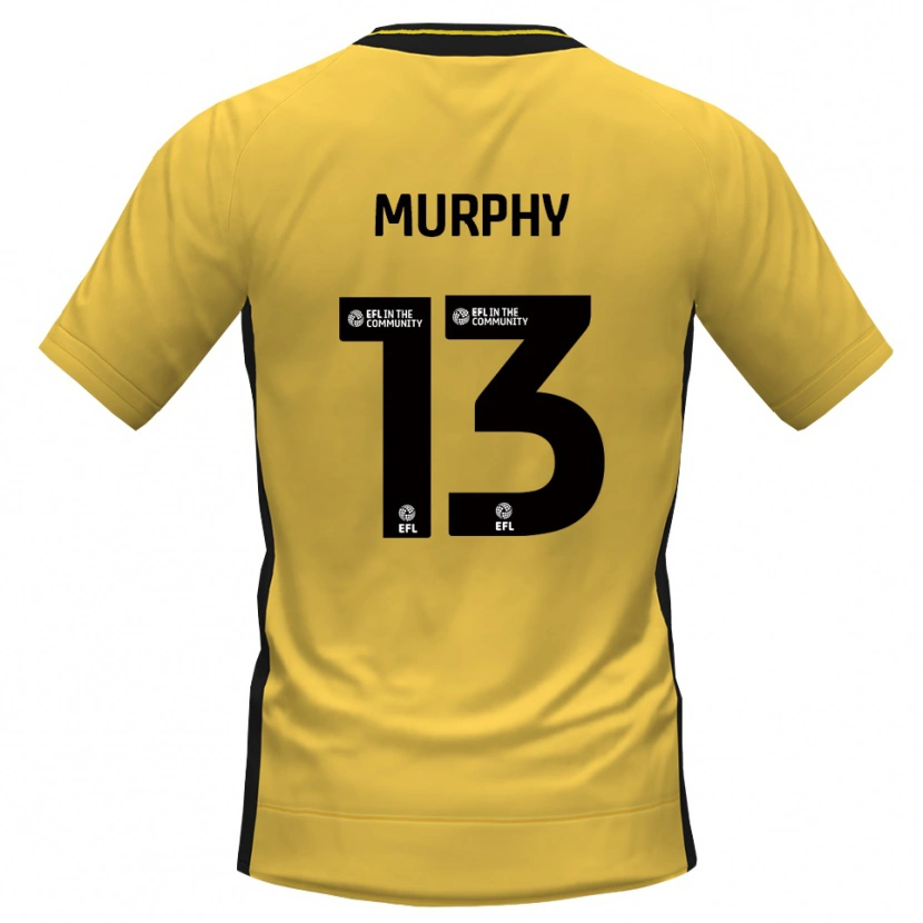 Danxen Kinder Joe Murphy #13 Trikot Gelb Schwarz Torwarttrikot 2025/26