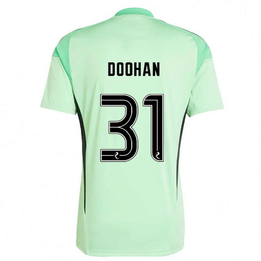 Danxen Kinder Ross Doohan #31 Trikot Hellgrün Schwarz Torwarttrikot 2025/26