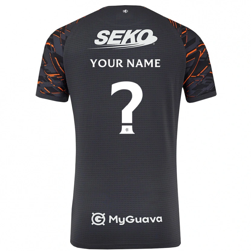 Danxen Kinder Rangers FC Dunkelgrau Trikot Torwarttrikot 2025/26