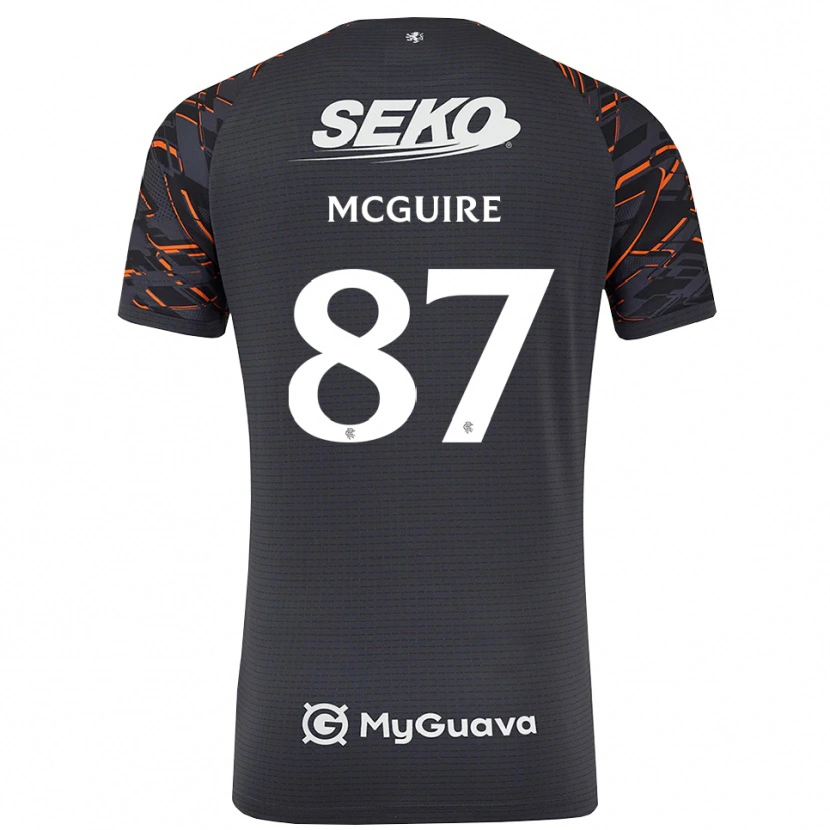 Danxen Kinder Rydnn McGuire #87 Trikot Dunkelgrau Torwarttrikot 2025/26