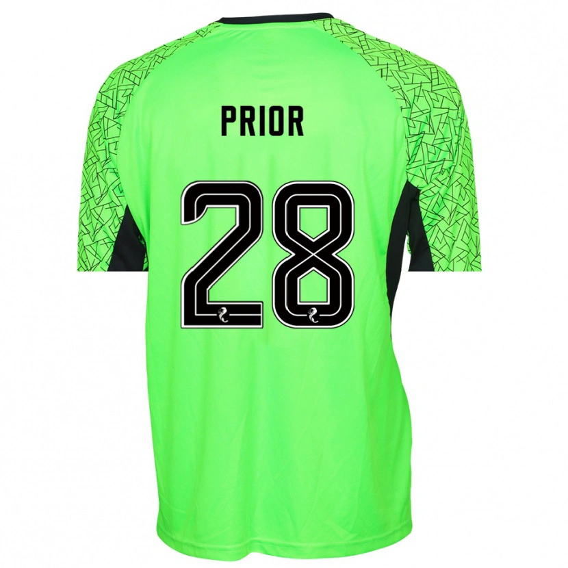 Danxen Kinder Jérôme Prior #28 Trikot Grün Schwarz Torwarttrikot 2025/26