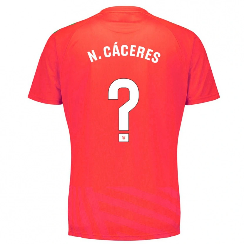 Danxen Kinder Nayluisa Cáceres #0 Trikot Rot Weiß Torwarttrikot 2025/26