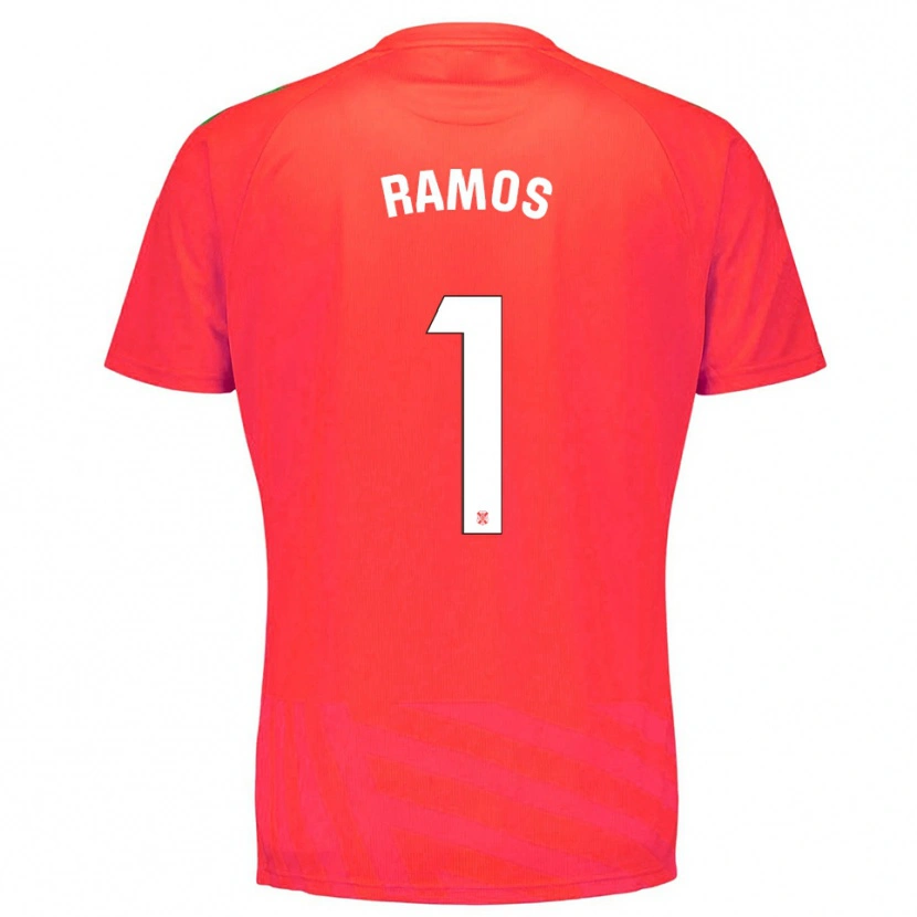 Danxen Kinder Moha Ramos #1 Trikot Rot Weiß Torwarttrikot 2025/26