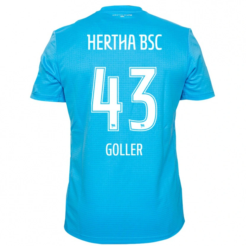 Danxen Kinder Tim Goller #43 Trikot Hellblau Weiß Torwarttrikot 2025/26