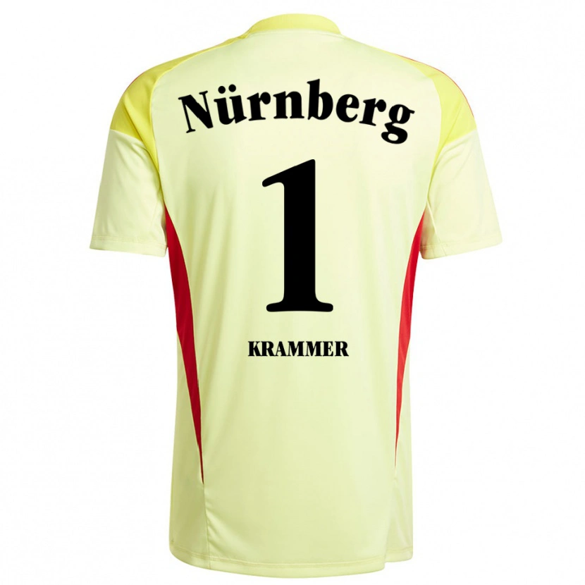 Danxen Kinder Kristin Krammer #1 Trikot Gelb Schwarz Torwarttrikot 2025/26