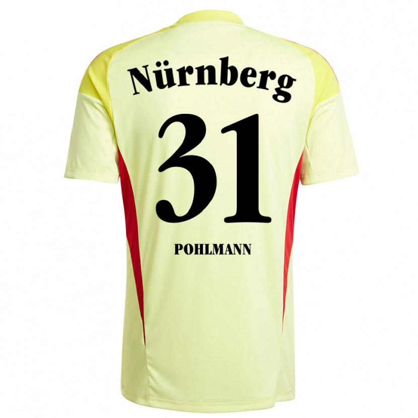Danxen Kinder Lennart Pohlmann #31 Trikot Gelb Schwarz Torwarttrikot 2025/26