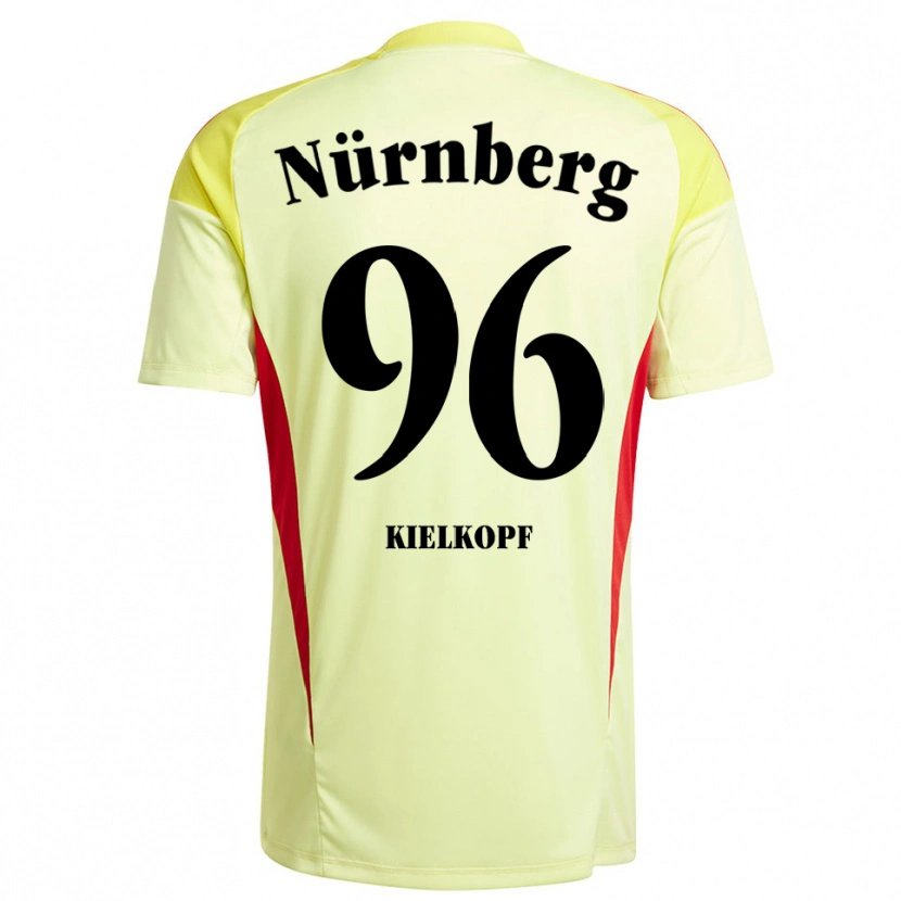 Danxen Kinder Felix Kielkopf #96 Trikot Gelb Schwarz Torwarttrikot 2025/26