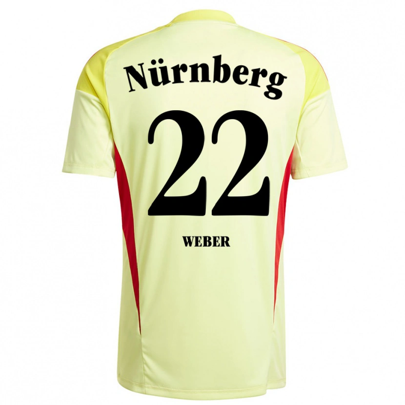 Danxen Kinder Ruben Weber #22 Trikot Gelb Schwarz Torwarttrikot 2025/26