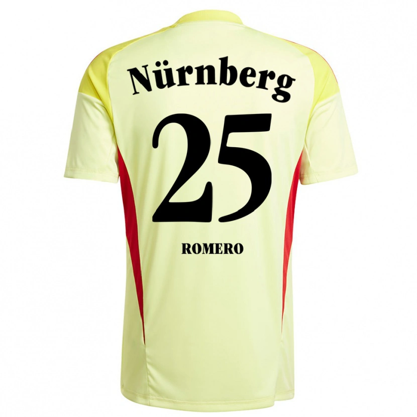 Danxen Kinder Lourdes Romero #25 Trikot Gelb Schwarz Torwarttrikot 2025/26