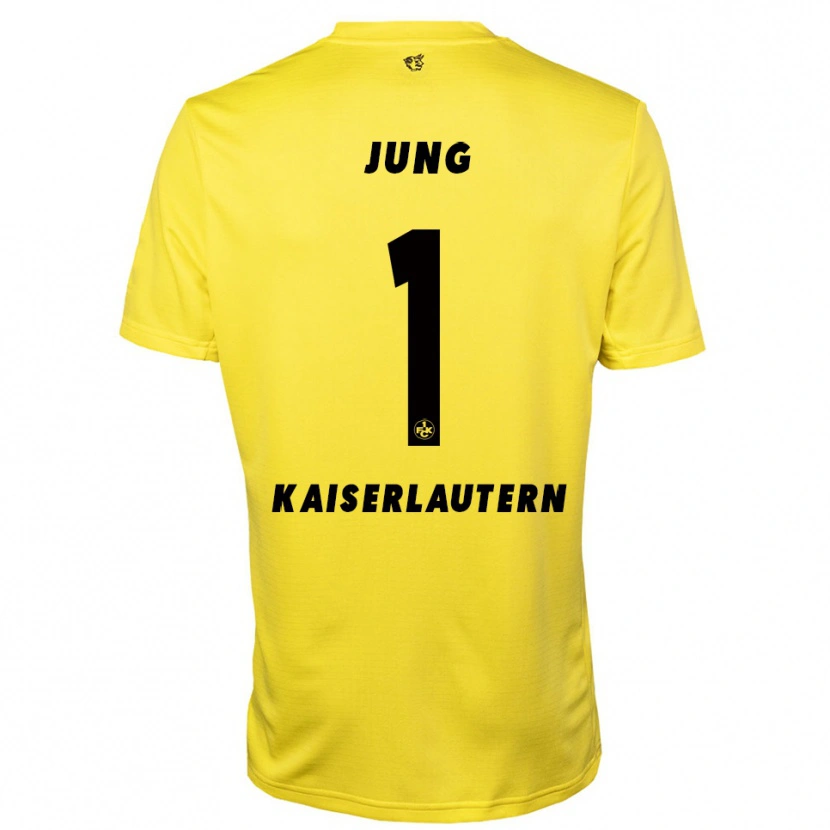 Danxen Kinder Moritz Jung #1 Trikot Gelb Schwarz Torwarttrikot 2025/26