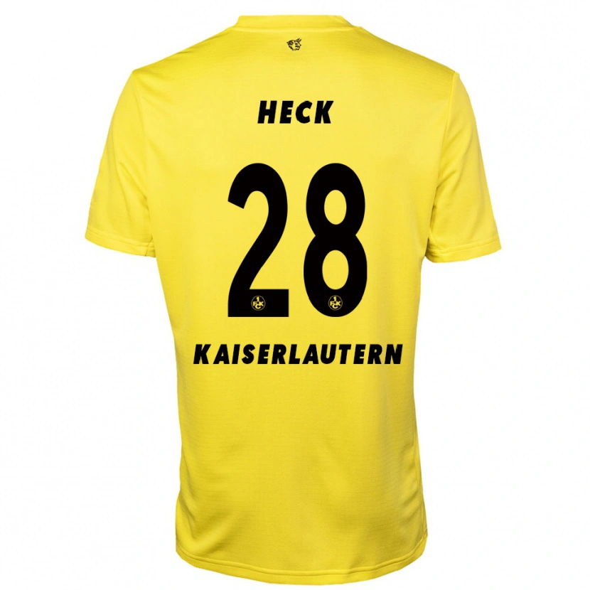 Danxen Kinder Fabian Heck #28 Trikot Gelb Schwarz Torwarttrikot 2025/26