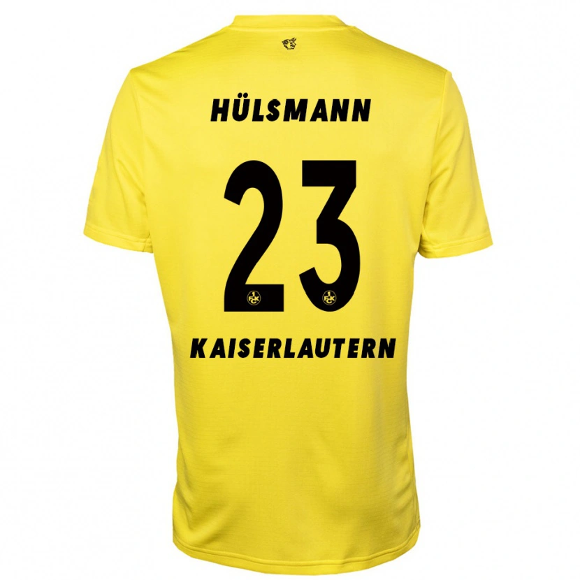 Danxen Kinder Randy Hülsmann #23 Trikot Gelb Schwarz Torwarttrikot 2025/26