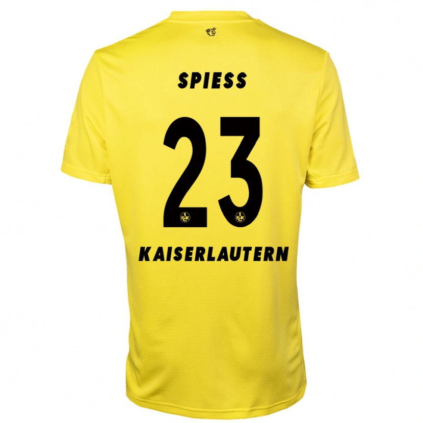 Danxen Kinder Louis Spieß #23 Trikot Gelb Schwarz Torwarttrikot 2025/26