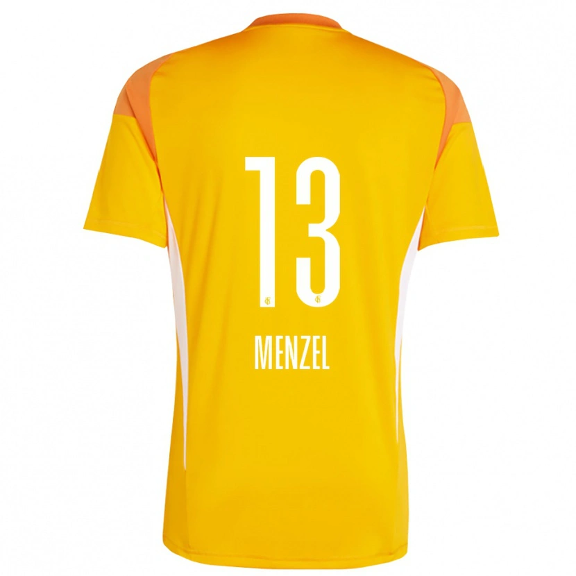 Danxen Kinder Phillip Menzel #13 Trikot Gelb Orange Torwarttrikot 2025/26