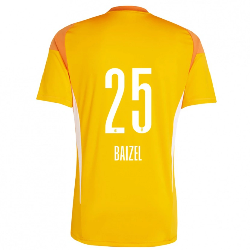 Danxen Kinder David Baizel #25 Trikot Gelb Orange Torwarttrikot 2025/26