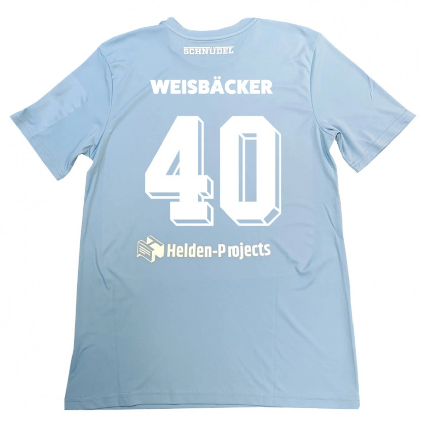 Danxen Kinder Maximilian Weisbäcker #40 Trikot Blaugrau Torwarttrikot 2025/26