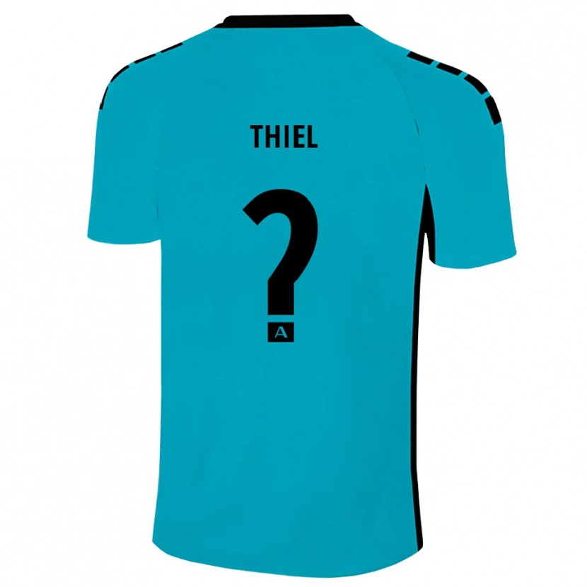 Danxen Kinder David Thiel #0 Trikot Cyan Torwarttrikot 2025/26