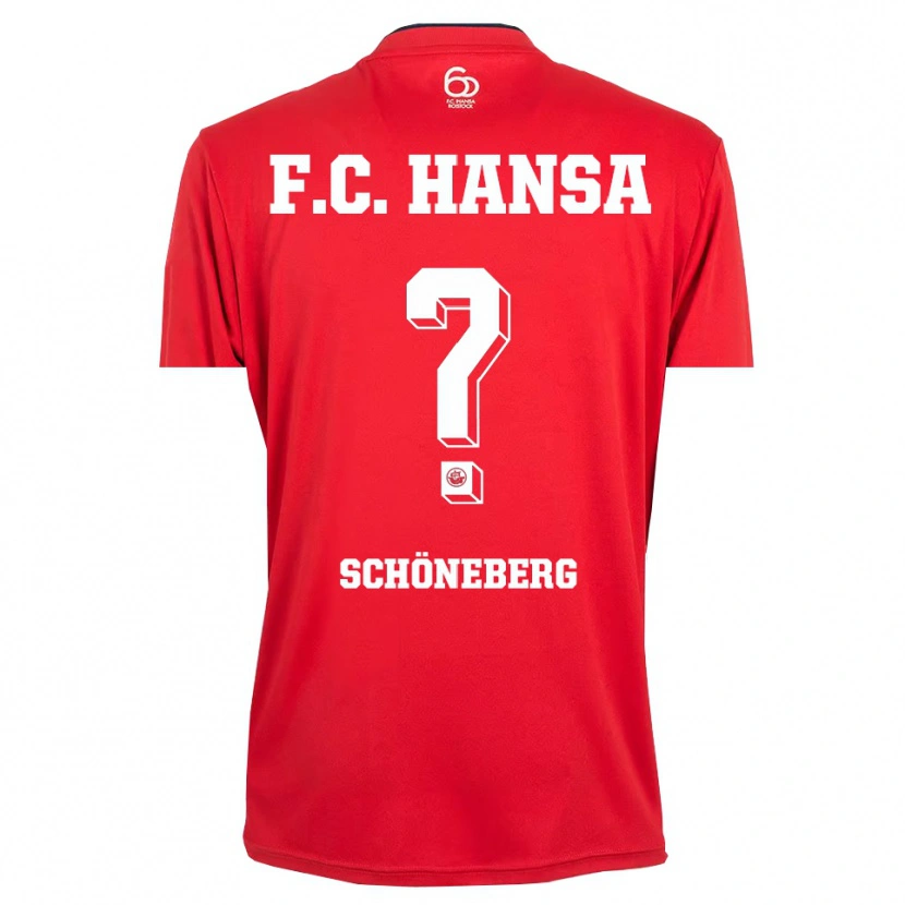 Danxen Kinder Tom Schöneberg #0 Trikot Rot Weiß Torwarttrikot 2025/26