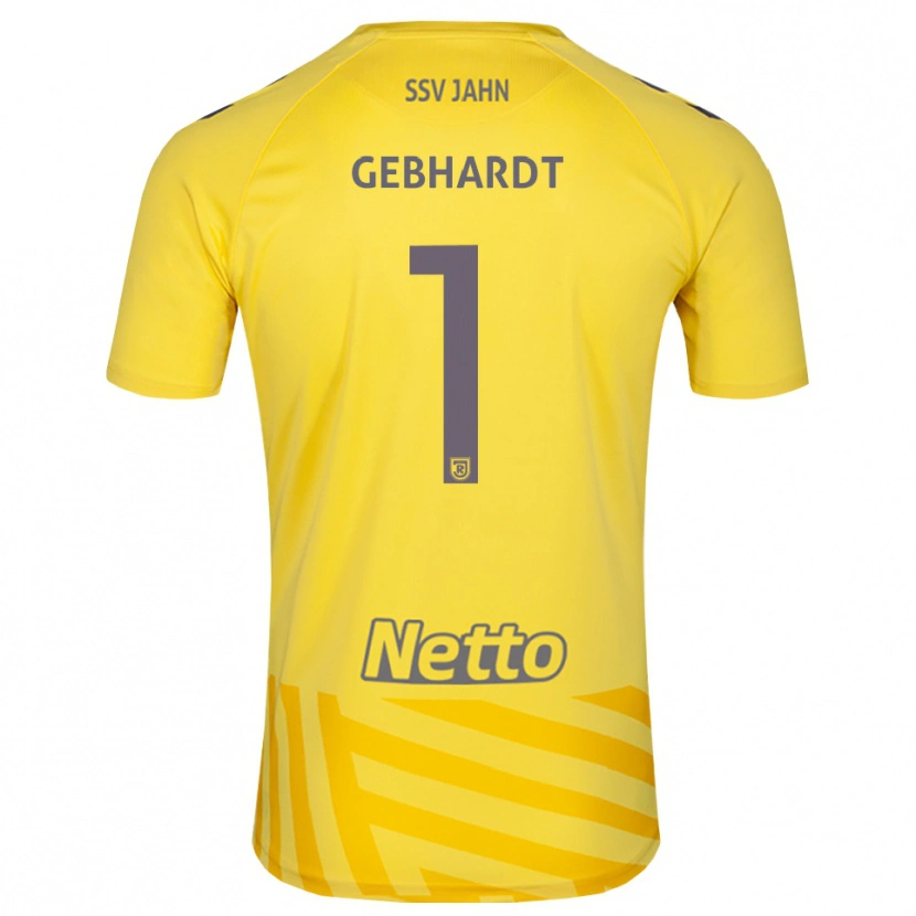 Danxen Kinder Felix Gebhardt #1 Trikot Gelb Grau Torwarttrikot 2025/26