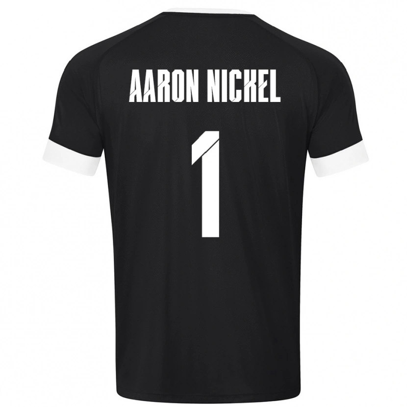 Danxen Kinder Arvit Aaron Nickel #1 Trikot Schwarz Weiß Torwarttrikot 2025/26