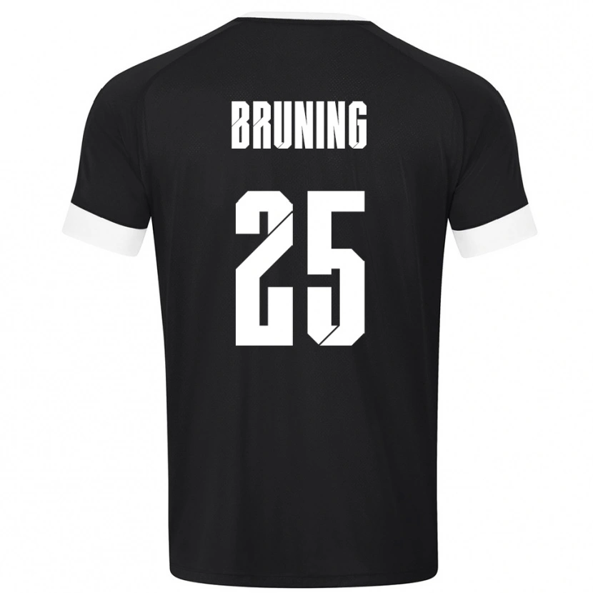 Danxen Kinder Malte Brüning #25 Trikot Schwarz Weiß Torwarttrikot 2025/26