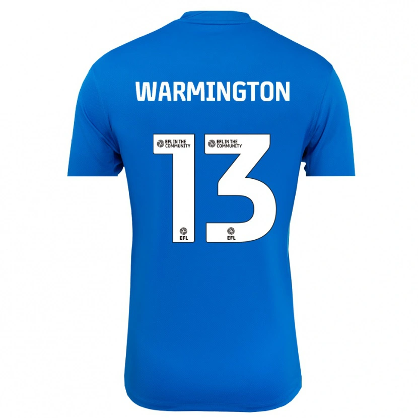 Danxen Kinder Tyrese Warmington #13 Trikot Blau Weiß Torwarttrikot 2025/26