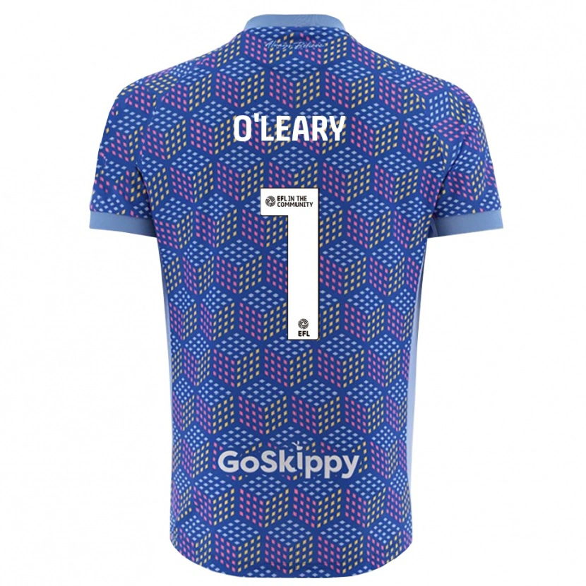 Danxen Kinder Max O'Leary #1 Trikot Blau Schwarz Torwarttrikot 2025/26