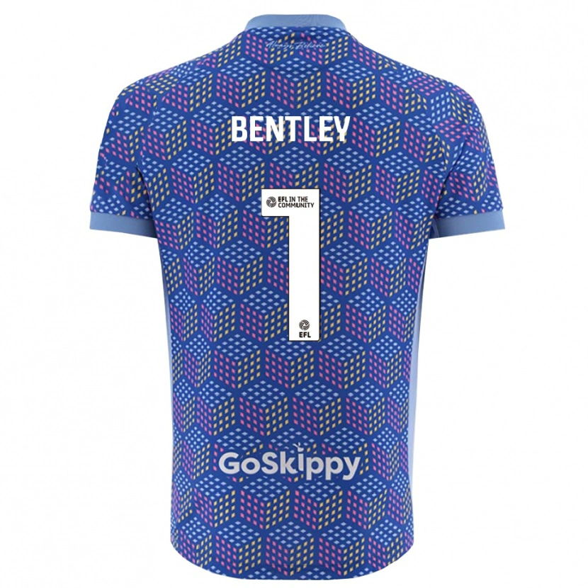 Danxen Kinder Fran Bentley #1 Trikot Blau Schwarz Torwarttrikot 2025/26