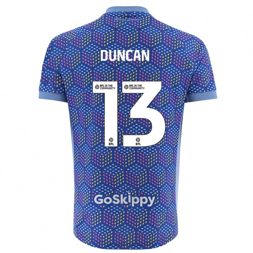 Danxen Kinder Joe Duncan #13 Trikot Blau Schwarz Torwarttrikot 2025/26