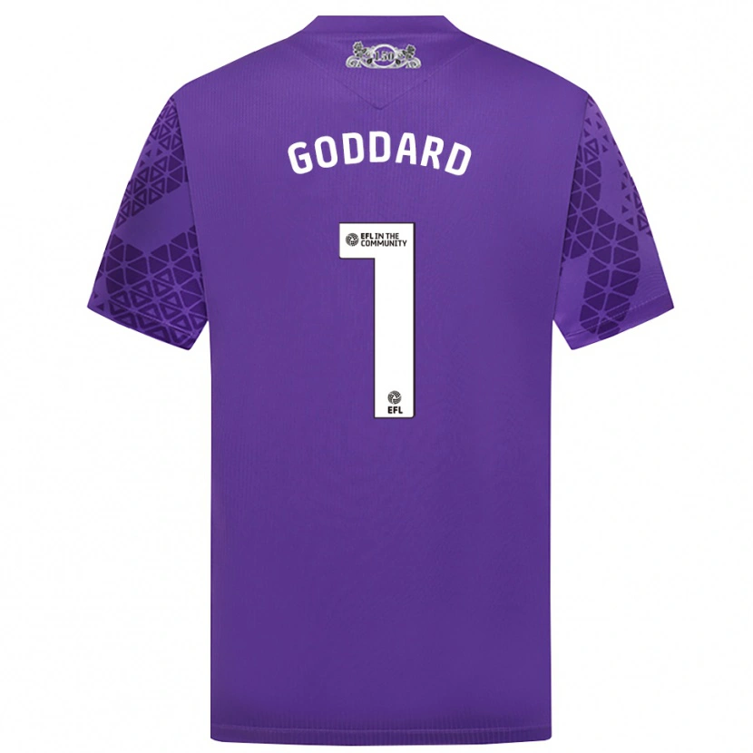 Danxen Kinder Felix Goddard #1 Trikot Violett Weiß Torwarttrikot 2025/26