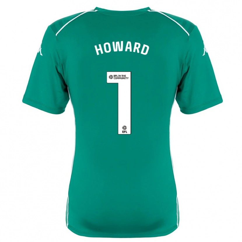 Danxen Kinder Archie Howard #1 Trikot Grün Weiß Torwarttrikot 2025/26
