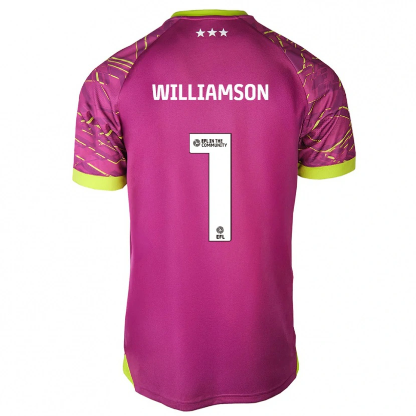 Danxen Kinder Woody Williamson #1 Trikot Magentarot Torwarttrikot 2025/26