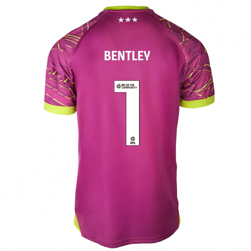 Danxen Kinder Josh Bentley #1 Trikot Magentarot Torwarttrikot 2025/26