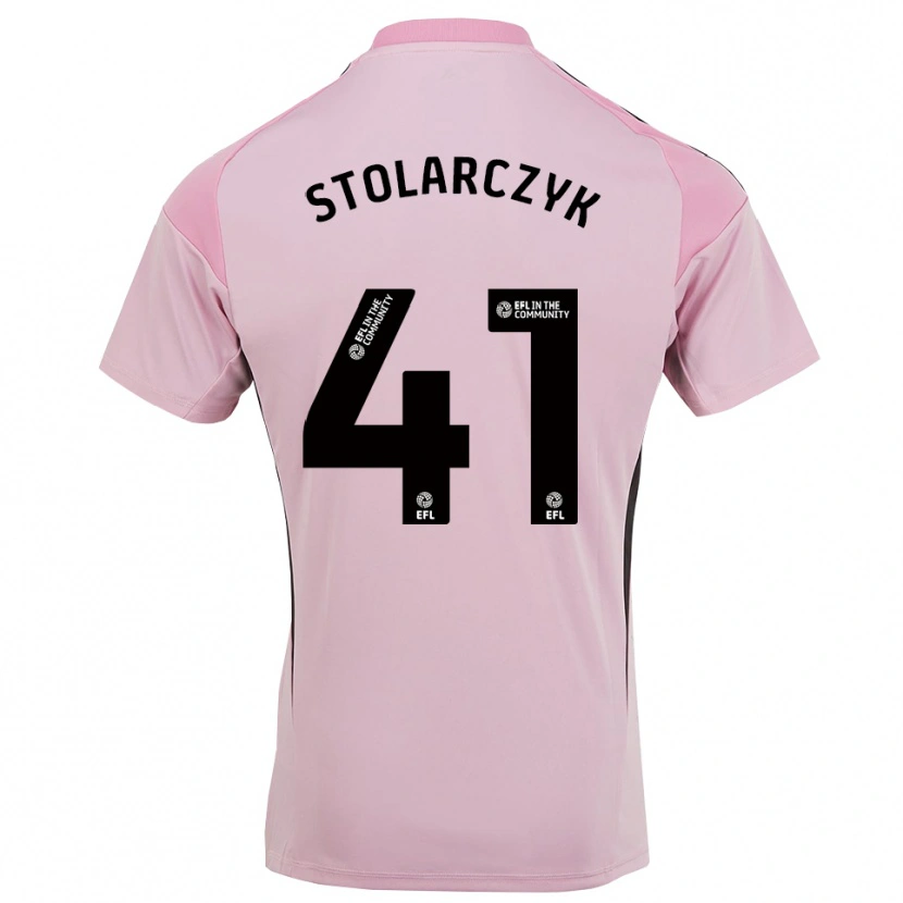 Danxen Kinder Jakub Stolarczyk #41 Trikot Kirschblütenrosa Torwarttrikot 2025/26