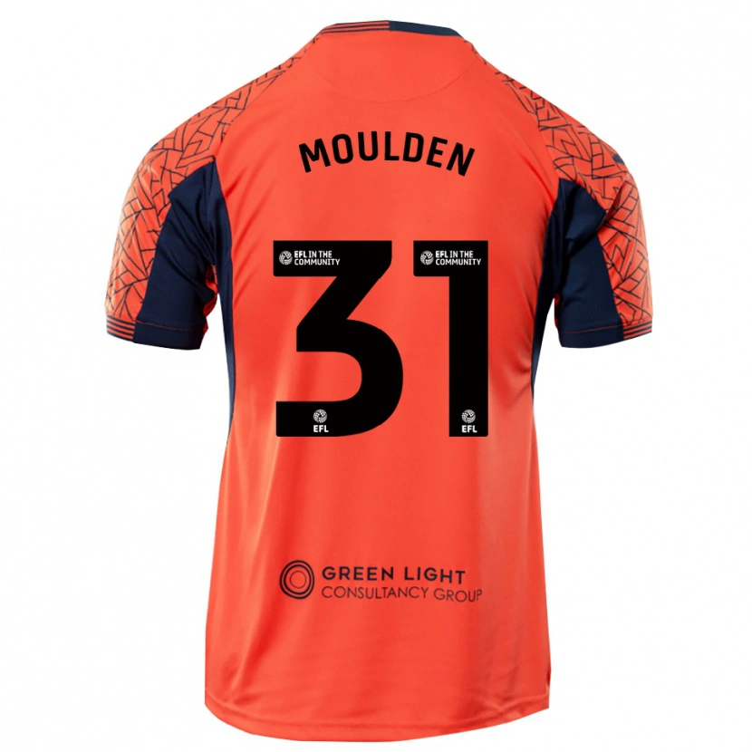 Danxen Kinder Louie Moulden #31 Trikot Orange Schwarz Torwarttrikot 2025/26
