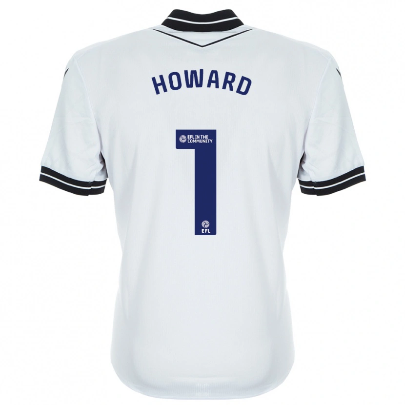 Danxen Kinder Beth Howard #1 Trikot Weiß Königsblau Torwarttrikot 2025/26
