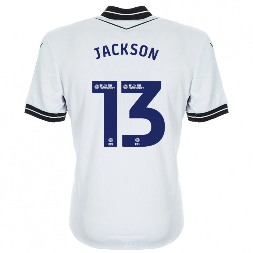 Danxen Kinder Will Jackson #13 Trikot Weiß Königsblau Torwarttrikot 2025/26