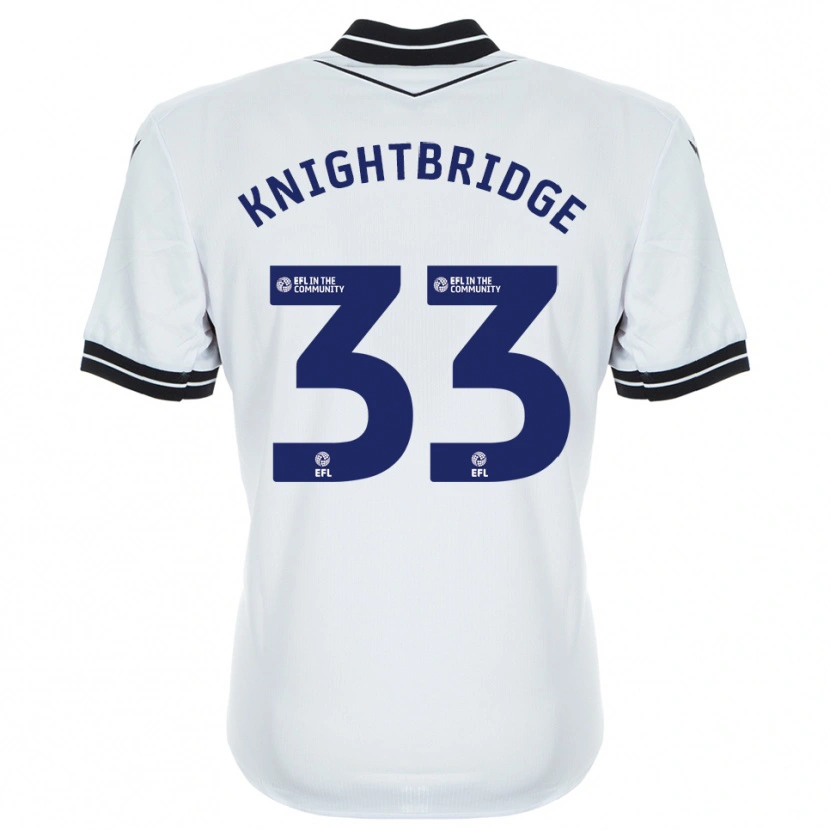 Danxen Kinder Jacob Knightbridge #33 Trikot Weiß Königsblau Torwarttrikot 2025/26