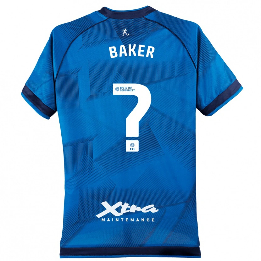 Danxen Kinder Faye Baker #0 Trikot Blau Weiß Torwarttrikot 2025/26