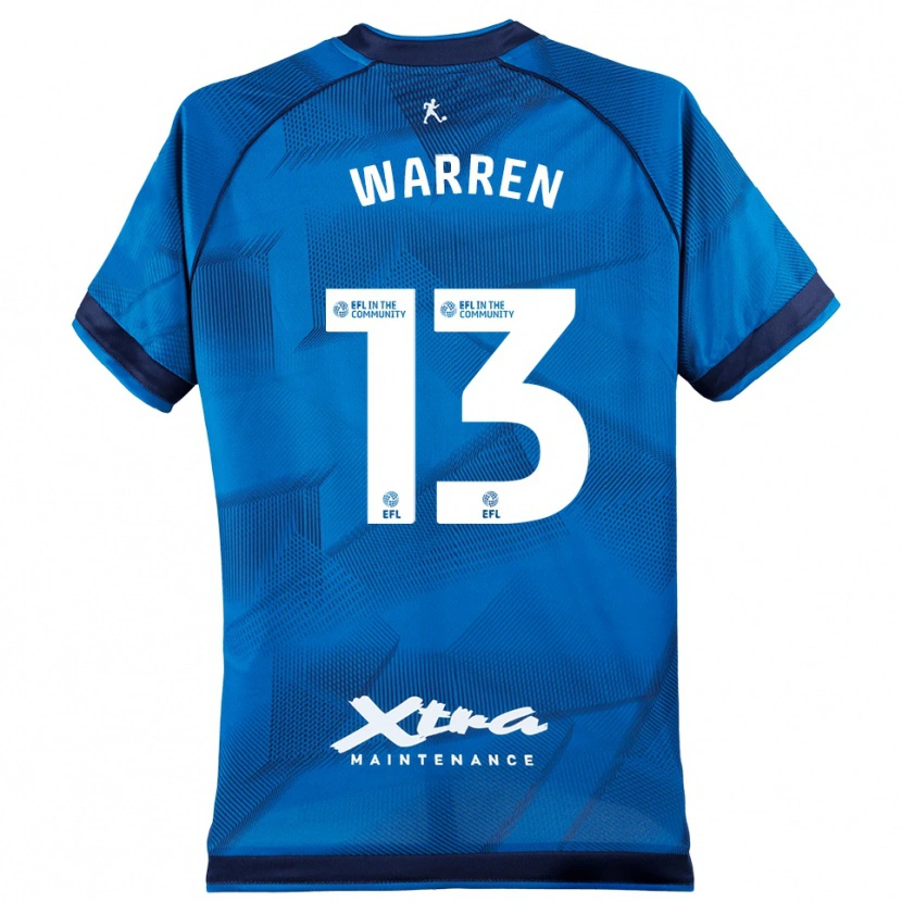 Danxen Kinder Charlie Warren #13 Trikot Blau Weiß Torwarttrikot 2025/26