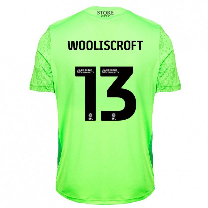 Danxen Kinder Morgan Wooliscroft #13 Trikot Grün Schwarz Torwarttrikot 2025/26