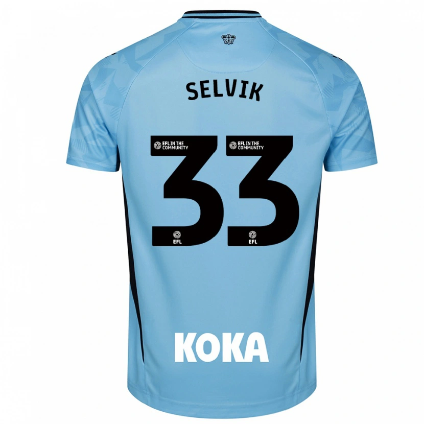 Danxen Kinder Egil Selvik #33 Trikot Hellhimmelblau Torwarttrikot 2025/26